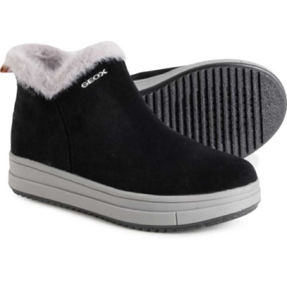 Geox Girls Rebecca Ankle Boot, Black Size 1